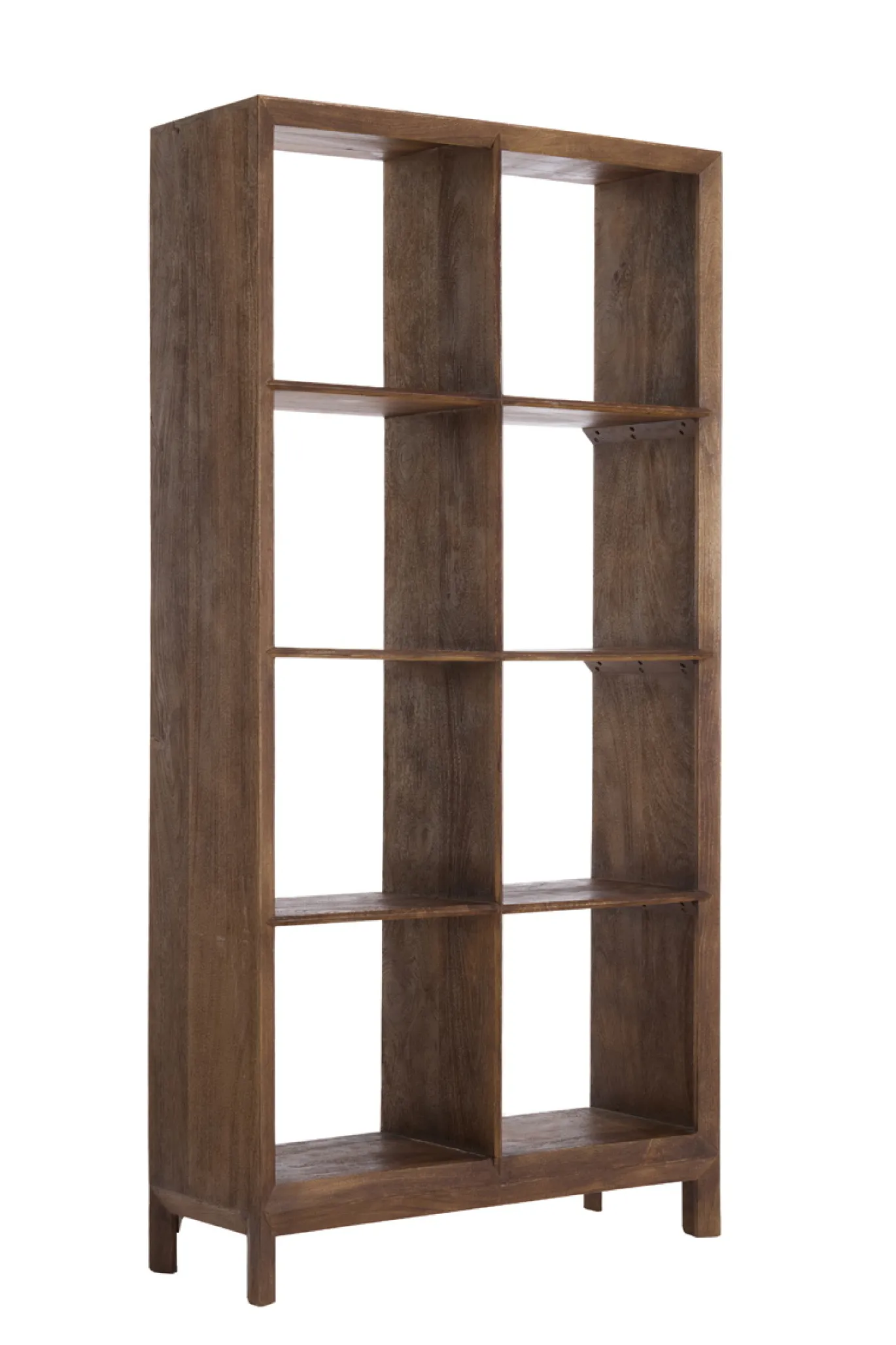 Light & Living Wandkast Sondrio Open Mangohout Mat Donkerbruin 95x190cm