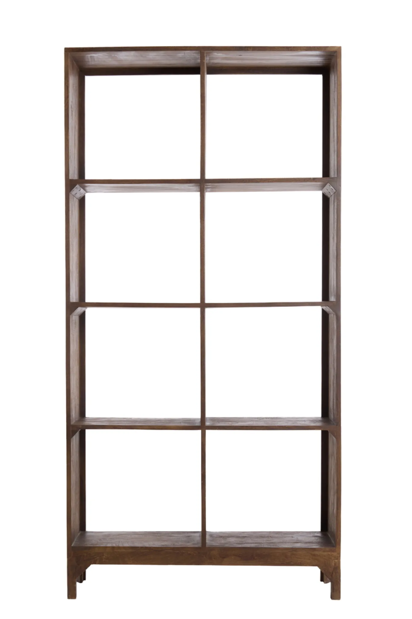 Light & Living Wandkast Sondrio Open Mangohout Mat Donkerbruin 95x190cm