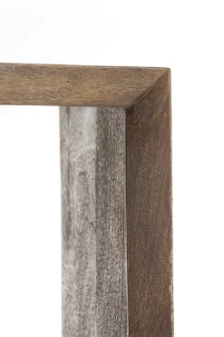 Light & Living Wandkast Sondrio Open Mangohout Mat Donkerbruin 95x190cm