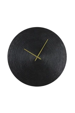 Light & Living Wandklok Cervino Antiek Zwart Ø58cm