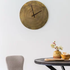 Light & Living Wandklok Licola Antiek Brons Ø59cm