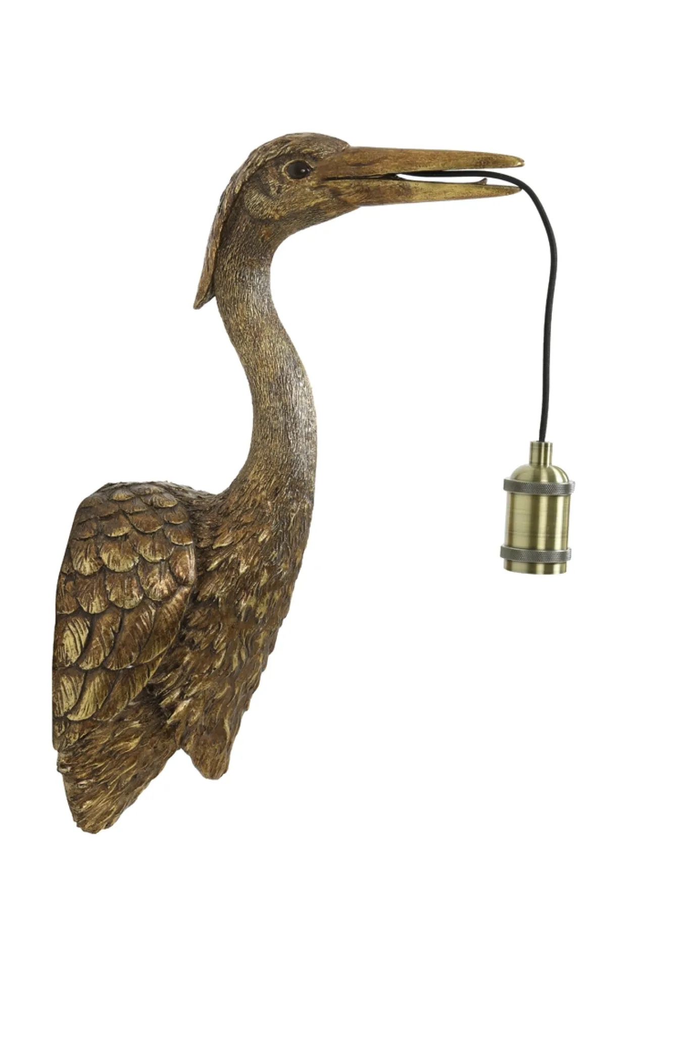Light & Living Wandlamp Crane Antiek Brons 29x48cm