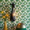 Light & Living Wandlamp Giraffe Mat Zwart 61cm
