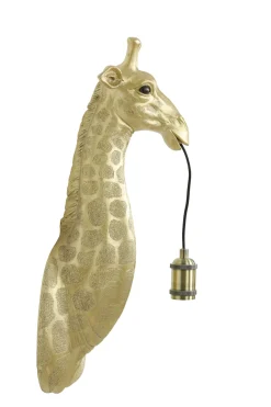 Light & Living Wandlamp Giraffe Goud 61cm
