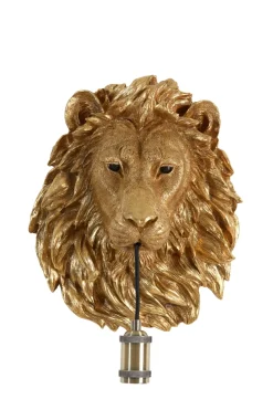 Light & Living Wandlamp Lion Antiek Brons 33x40cm