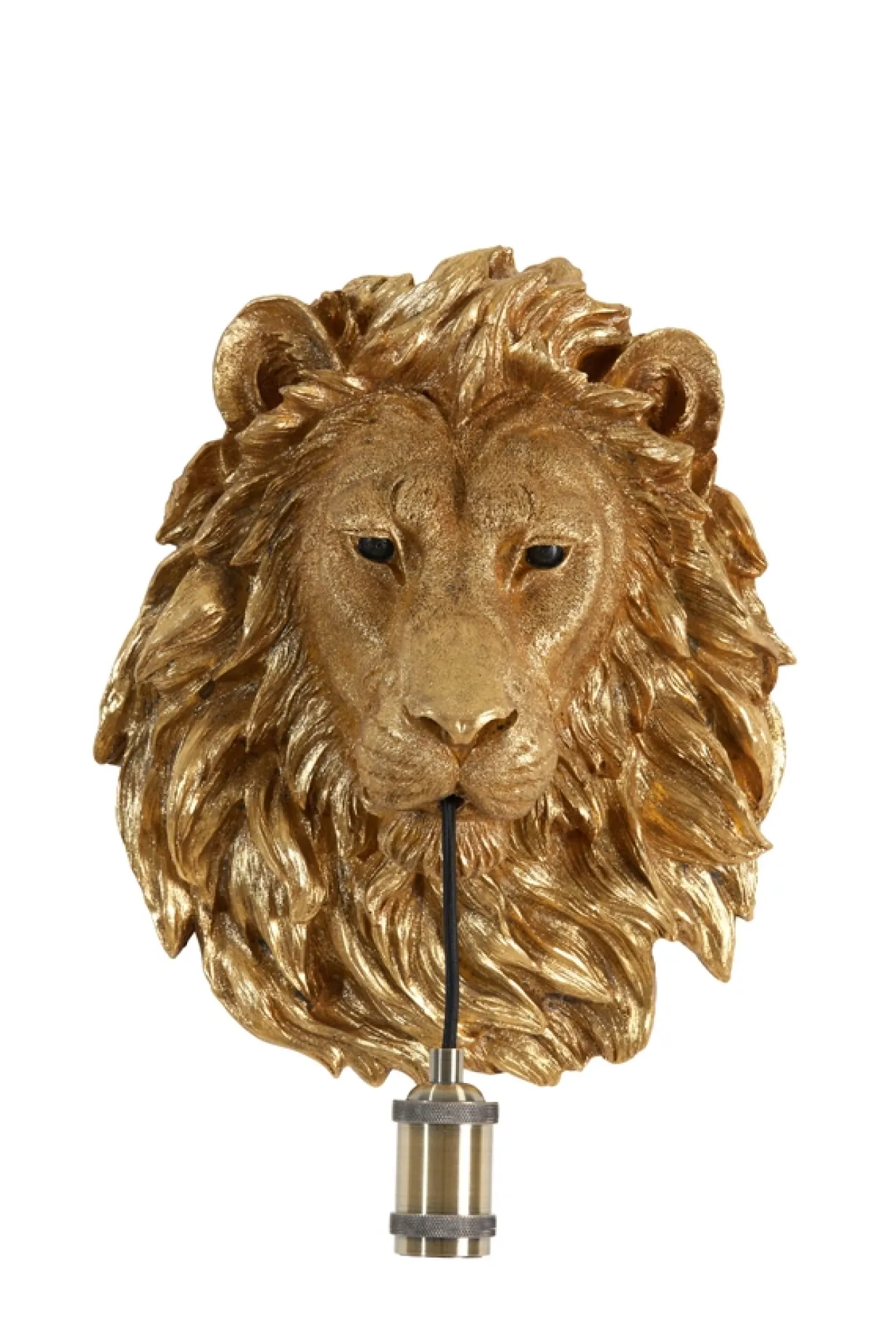 Light & Living Wandlamp Lion Antiek Brons 33x40cm