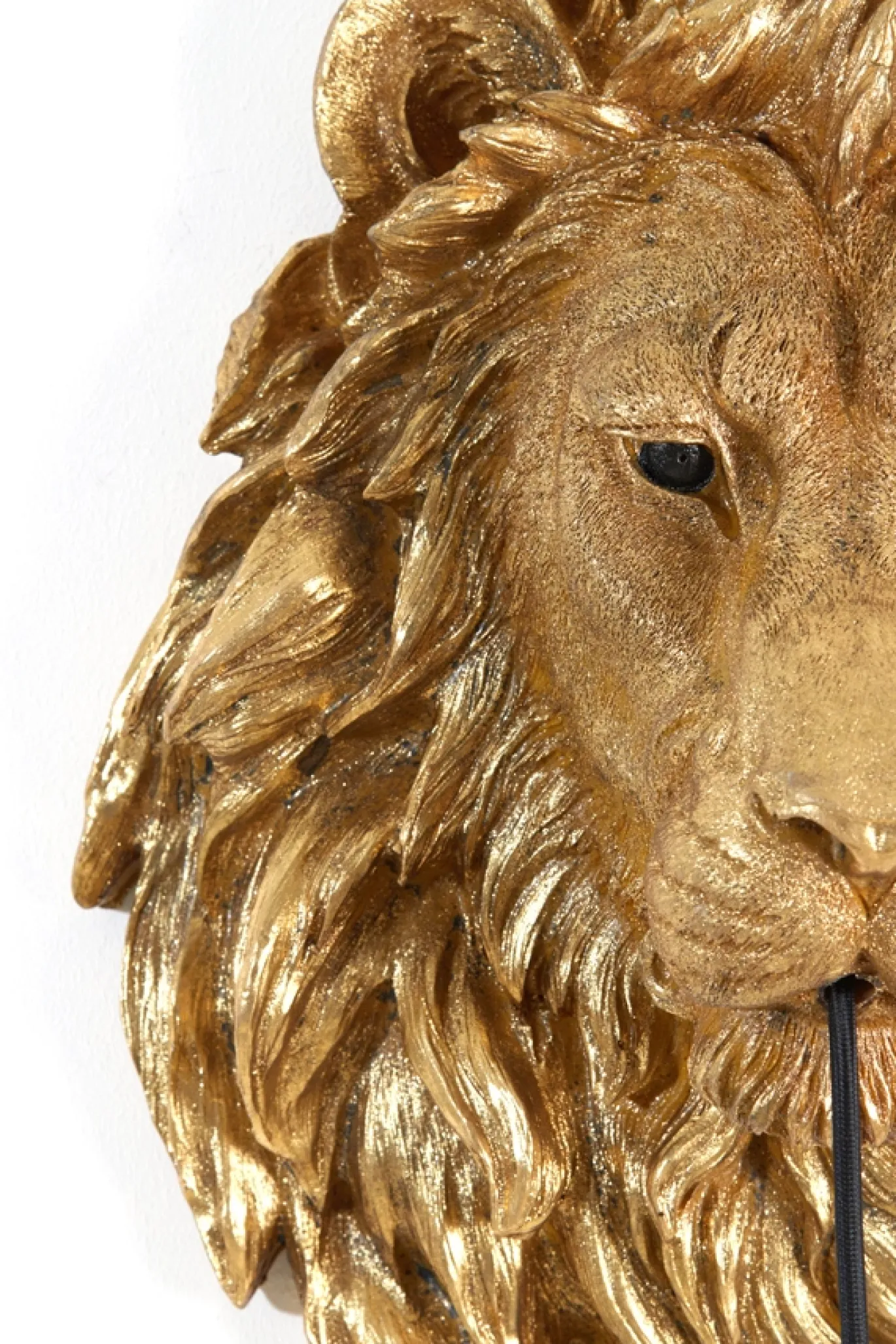 Light & Living Wandlamp Lion Antiek Brons 33x40cm