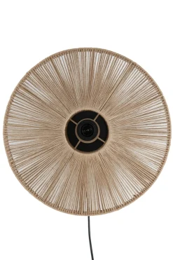 Light & Living Wandlamp Lyra Naturel Ø43x43cm