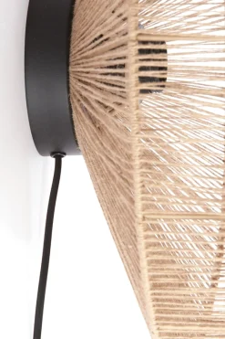 Light & Living Wandlamp Lyra Naturel Ø43x43cm
