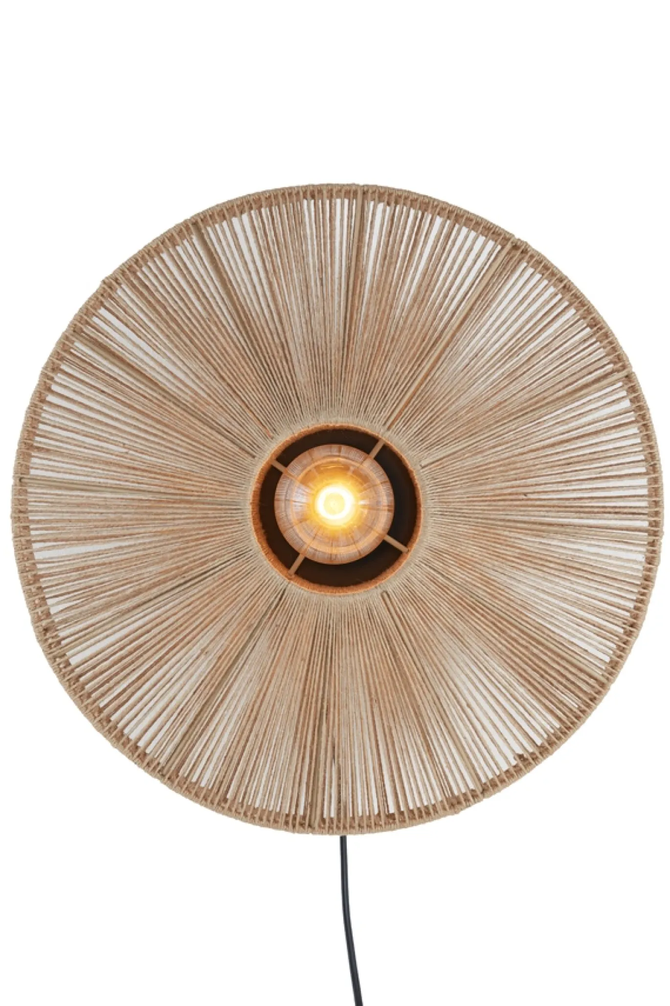 Light & Living Wandlamp Lyra Naturel Ø43x43cm