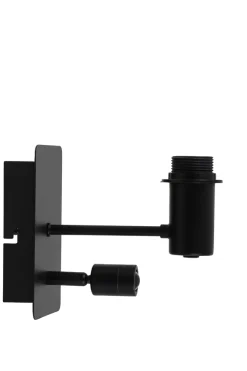 Light & Living Wandlamp Montana Mat Zwart