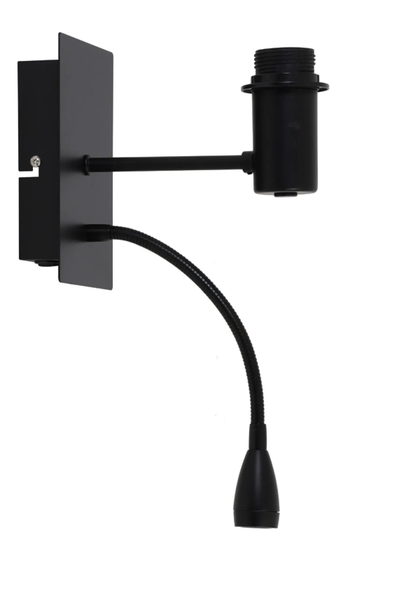 Light & Living Wandlamp Regina met Ledflex Mat Zwart