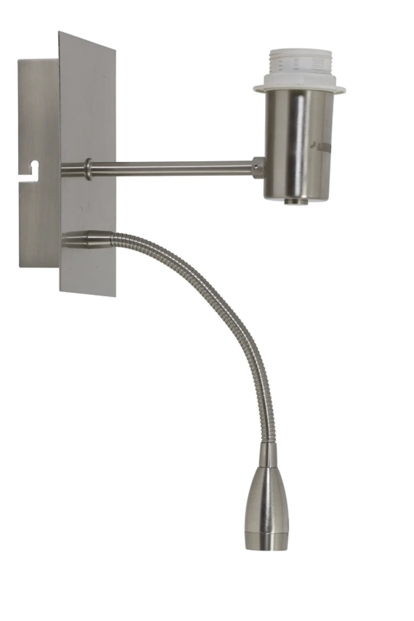 Light & Living Wandlamp Regina met Ledflex Nikkel Satijn