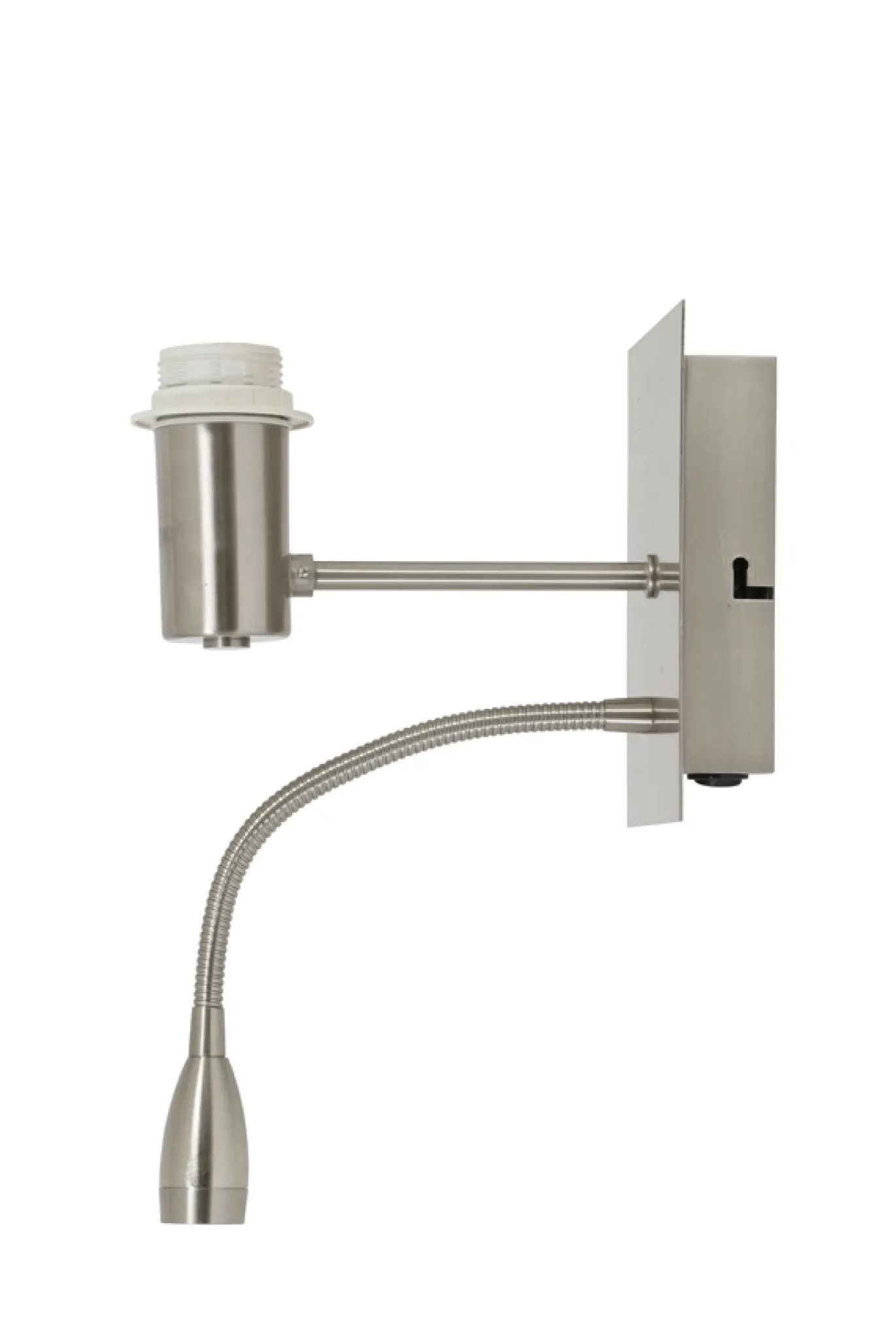 Light & Living Wandlamp Regina met Ledflex Nikkel Satijn