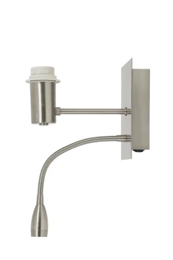 Light & Living Wandlamp Regina met Ledflex Nikkel Satijn