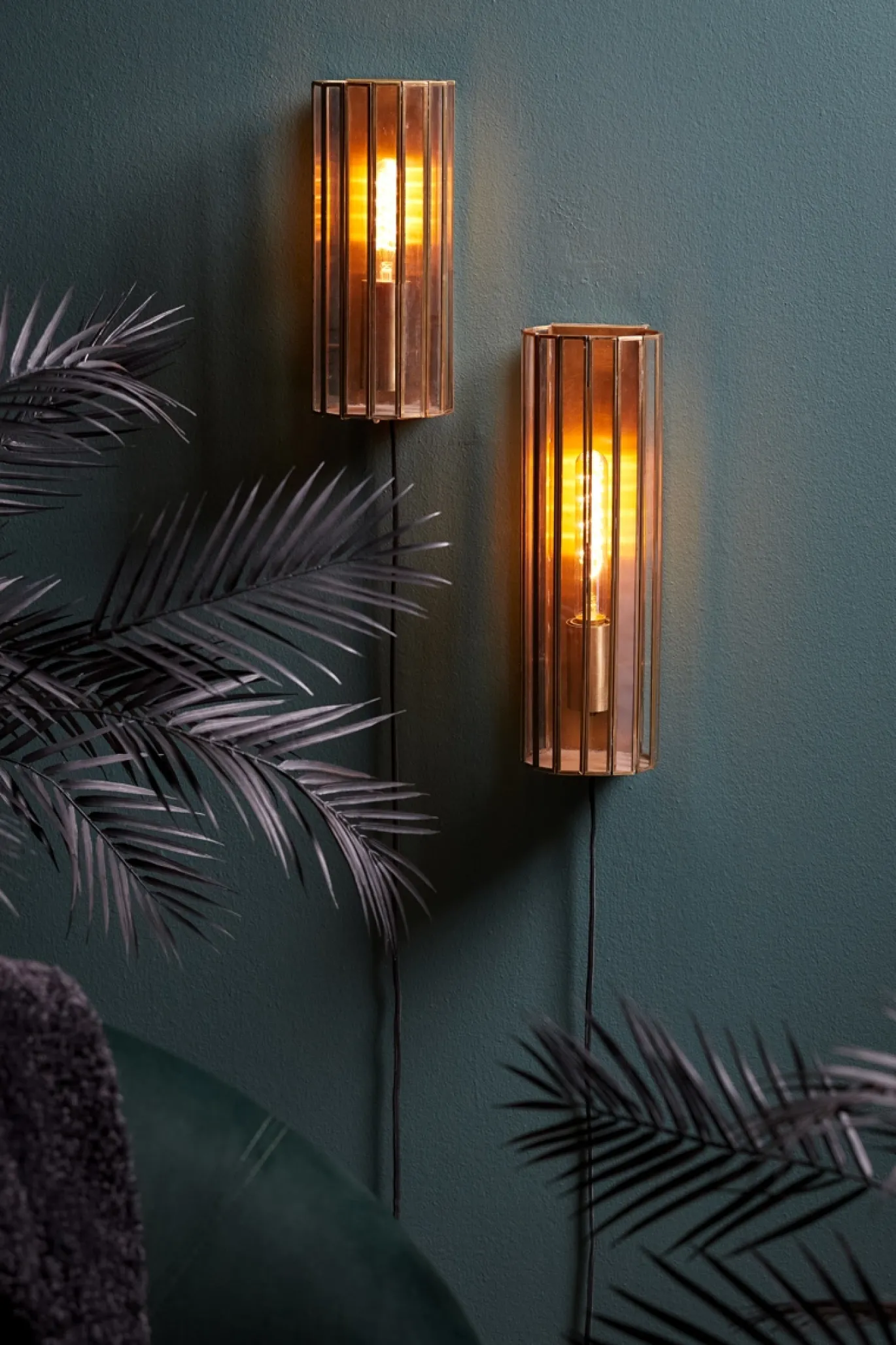 Light & Living Wandlamp Strøby Antiek Brons 41cm