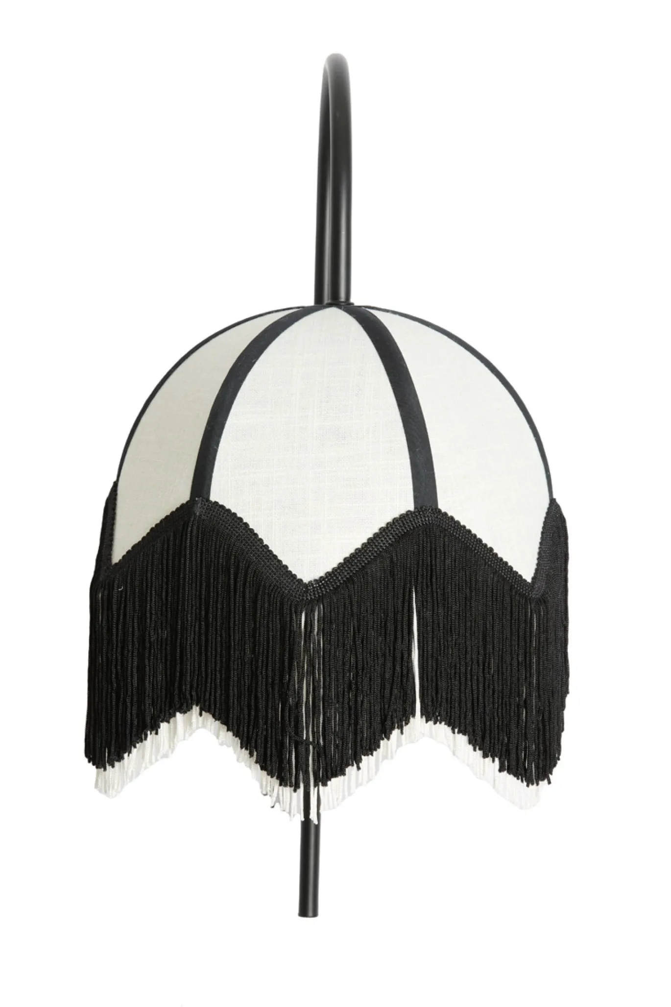 Light & Living Wandlamp Sulina Linnen Wit/Zwart