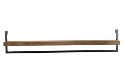 Light & Living Wandplank Maddison Mangohout Donkerbruin 120cm