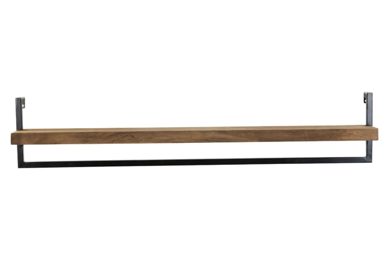 Light & Living Wandplank Maddison Mangohout Donkerbruin 120cm