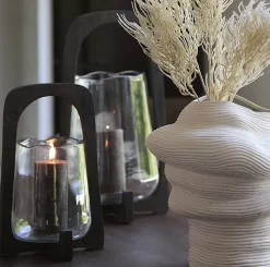 Light & Living Windlicht Anosy Donkerbruin L