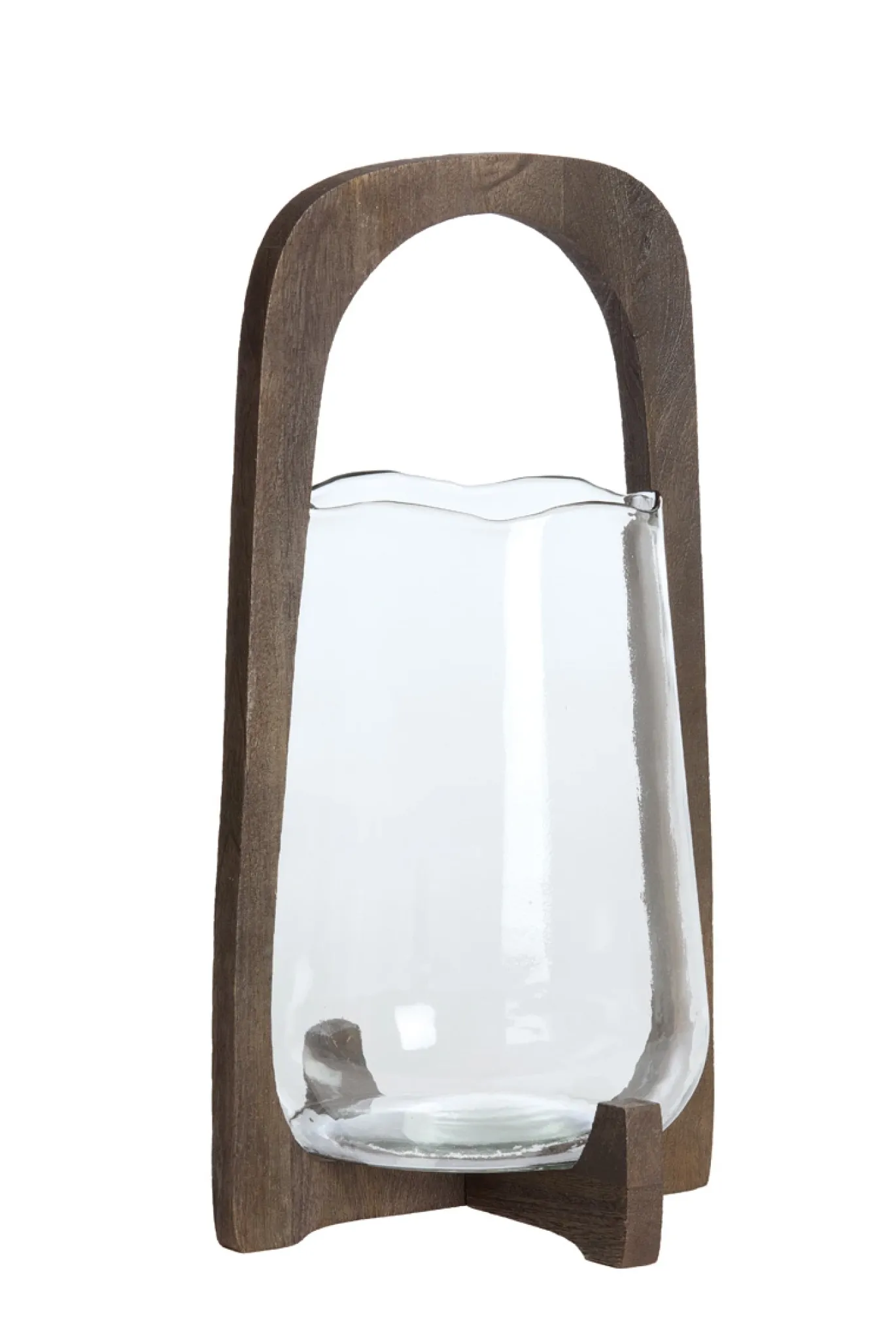 Light & Living Windlicht Anosy Donkerbruin L