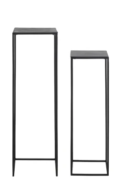 Light & Living Zuil Boca Set van 2 Zwart
