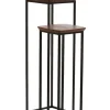 Light & Living Zuil Quenza Acacia/Zwart Set van 2