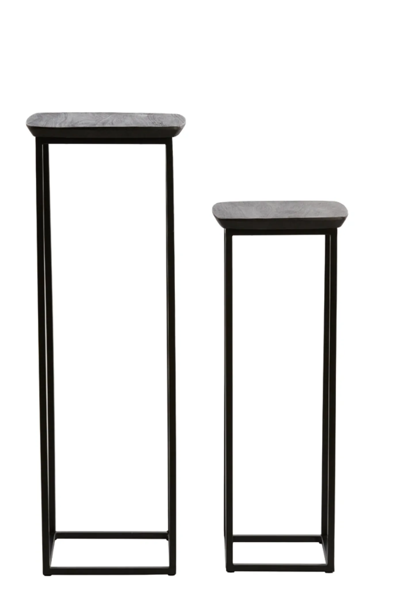 Light & Living Zuil Quenza Zwart Set van 2