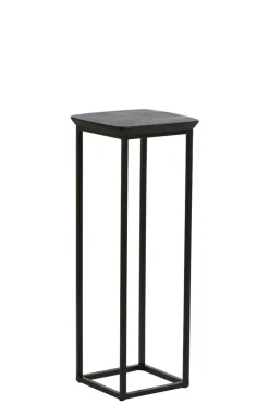 Light & Living Zuil Quenza Zwart Set van 2