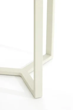 Light & Living Zuil Retiro Rib Glas/Crème 60cm