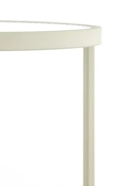 Light & Living Zuil Retiro Rib Glas/Crème 81cm