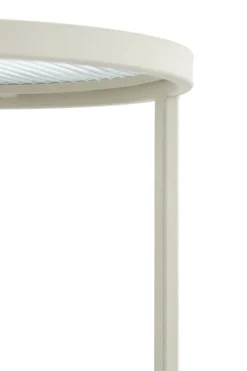 Light & Living Zuil Retiro Rib Glas/Crème 81cm