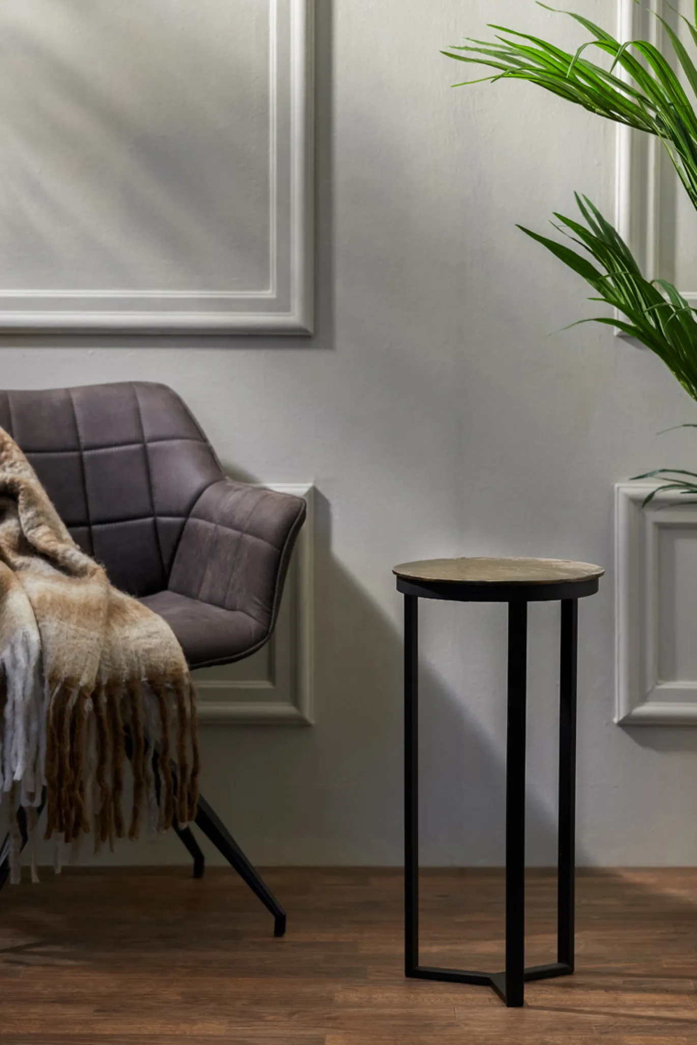 Light & Living Zuil Retiro Ruw Antiek Brons Ø30x60cm