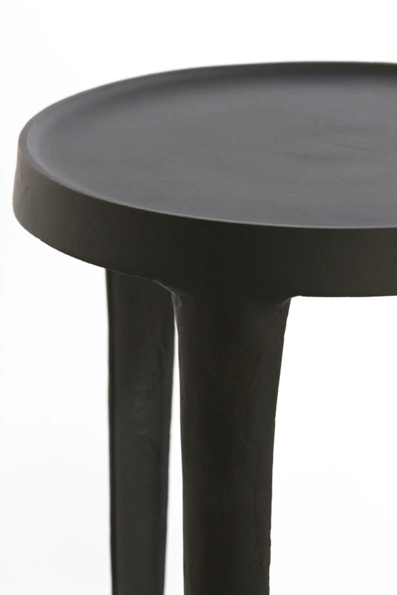 Light & Living Zuil Tobias Set van 2 Rond Zwart 80+100cm