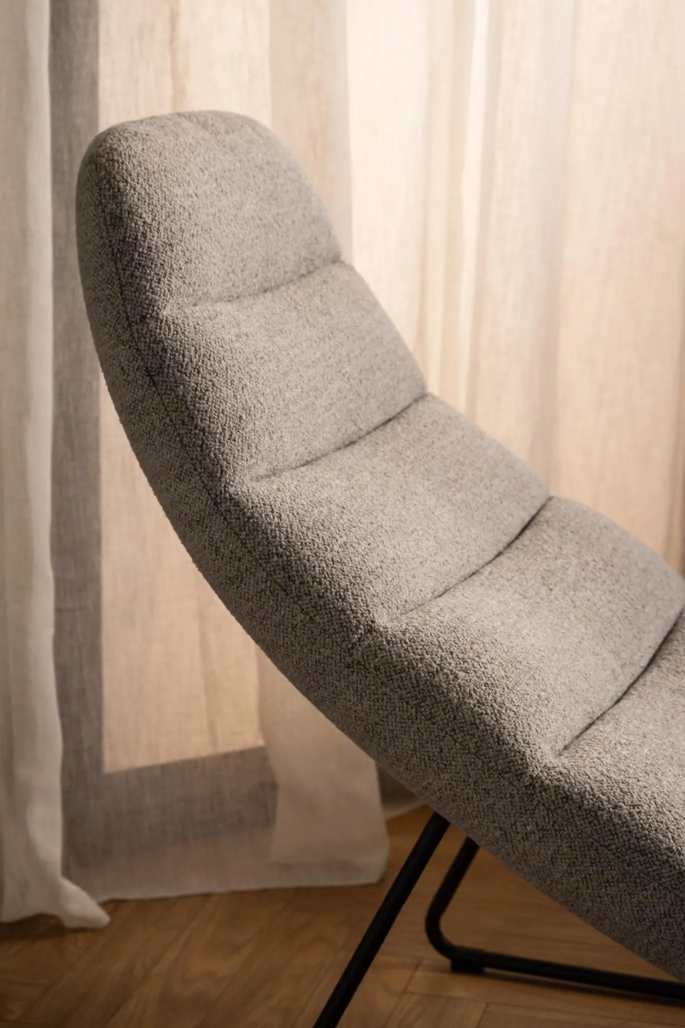 Ligstoel Charlie Beige - Giga Living