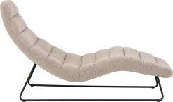 Ligstoel Charlie Beige - Giga Living