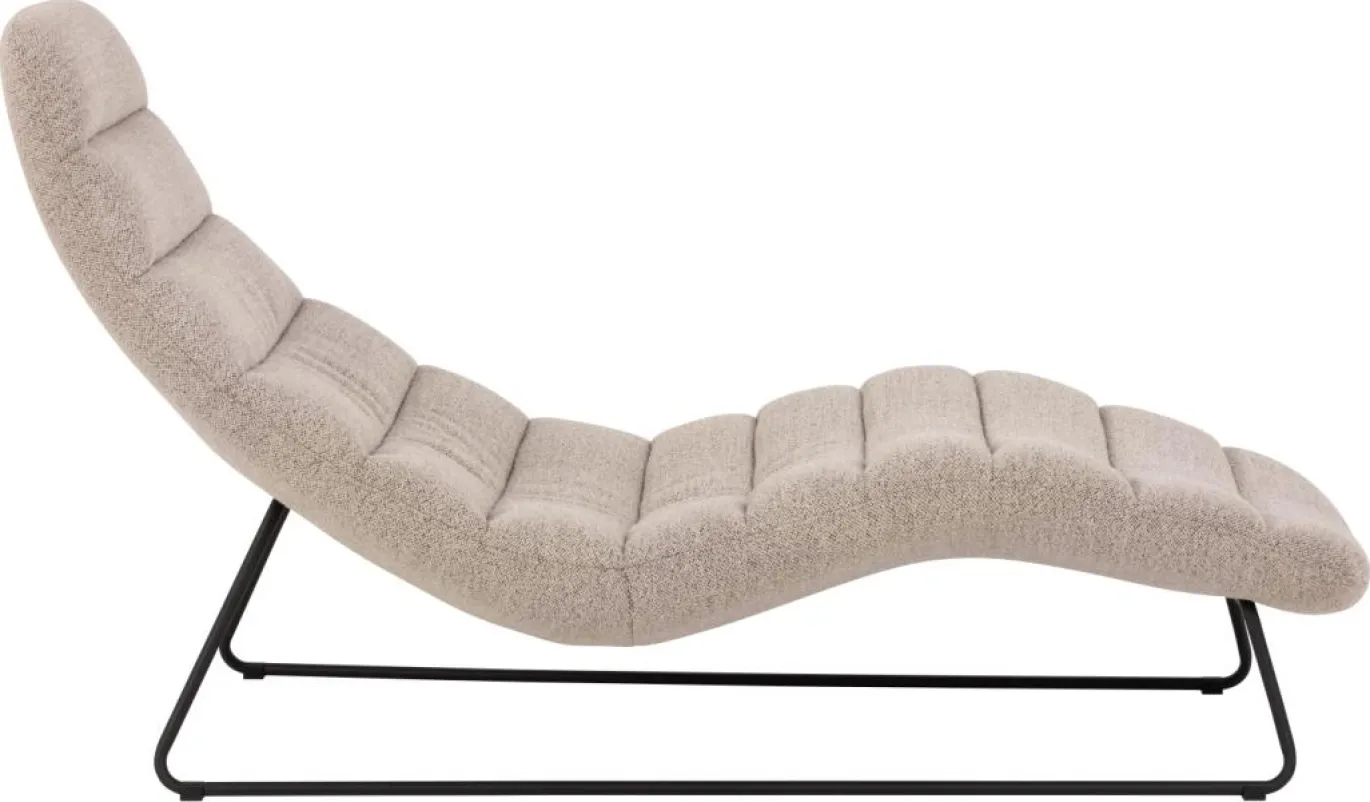 Ligstoel Charlie Beige - Giga Living
