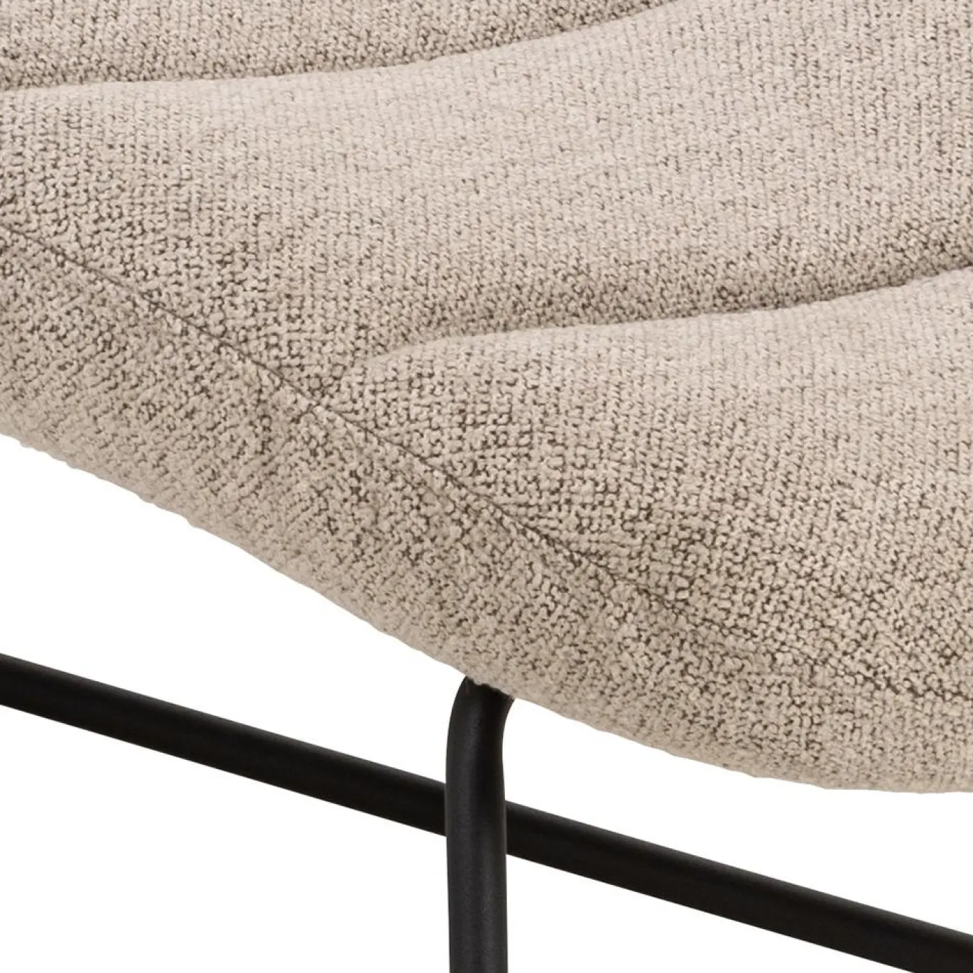 Ligstoel Charlie Beige - Giga Living
