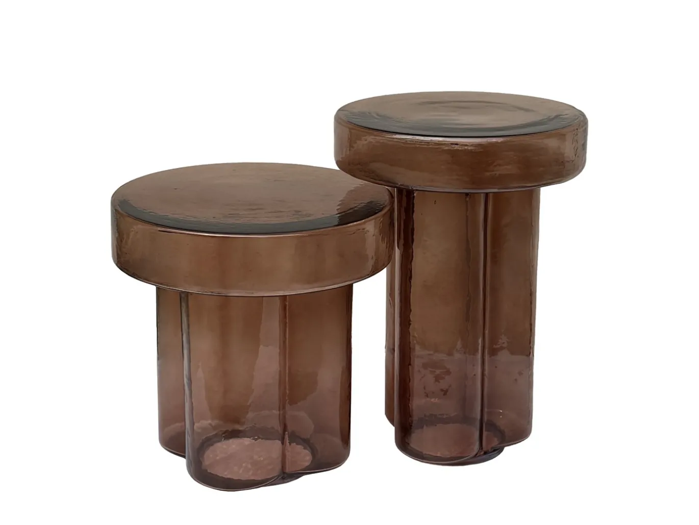 Livingfurn Bijzettafel Brix Lio Smoke Brown 37cm