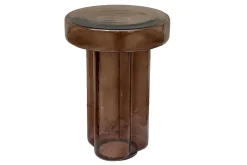 Livingfurn Bijzettafel Brix Lio Smoke Brown 37cm
