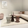 Livingfurn Bijzettafel Brix Kian Off White Rond