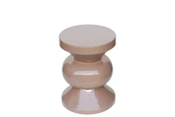 Livingfurn Bijzettafel Brix Ole Vintage Rond Roze