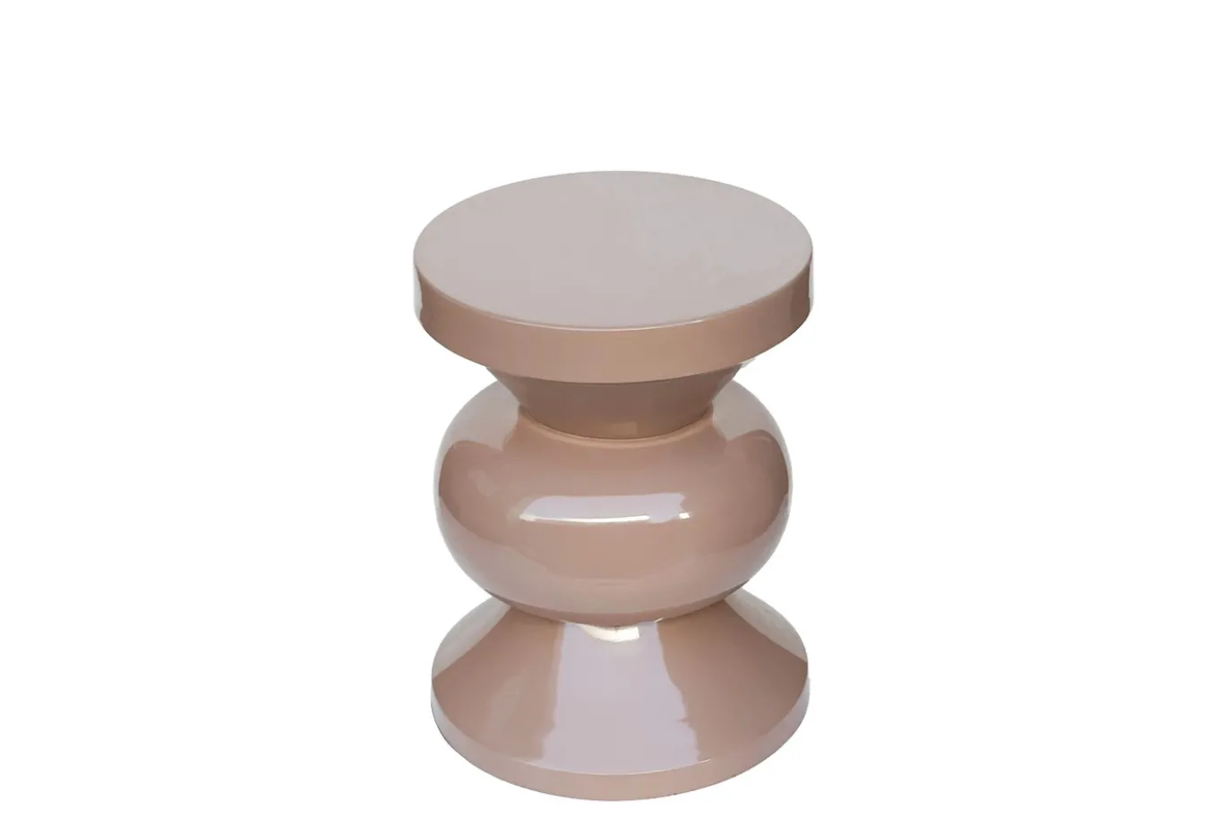 Livingfurn Bijzettafel Brix Ole Vintage Rond Roze