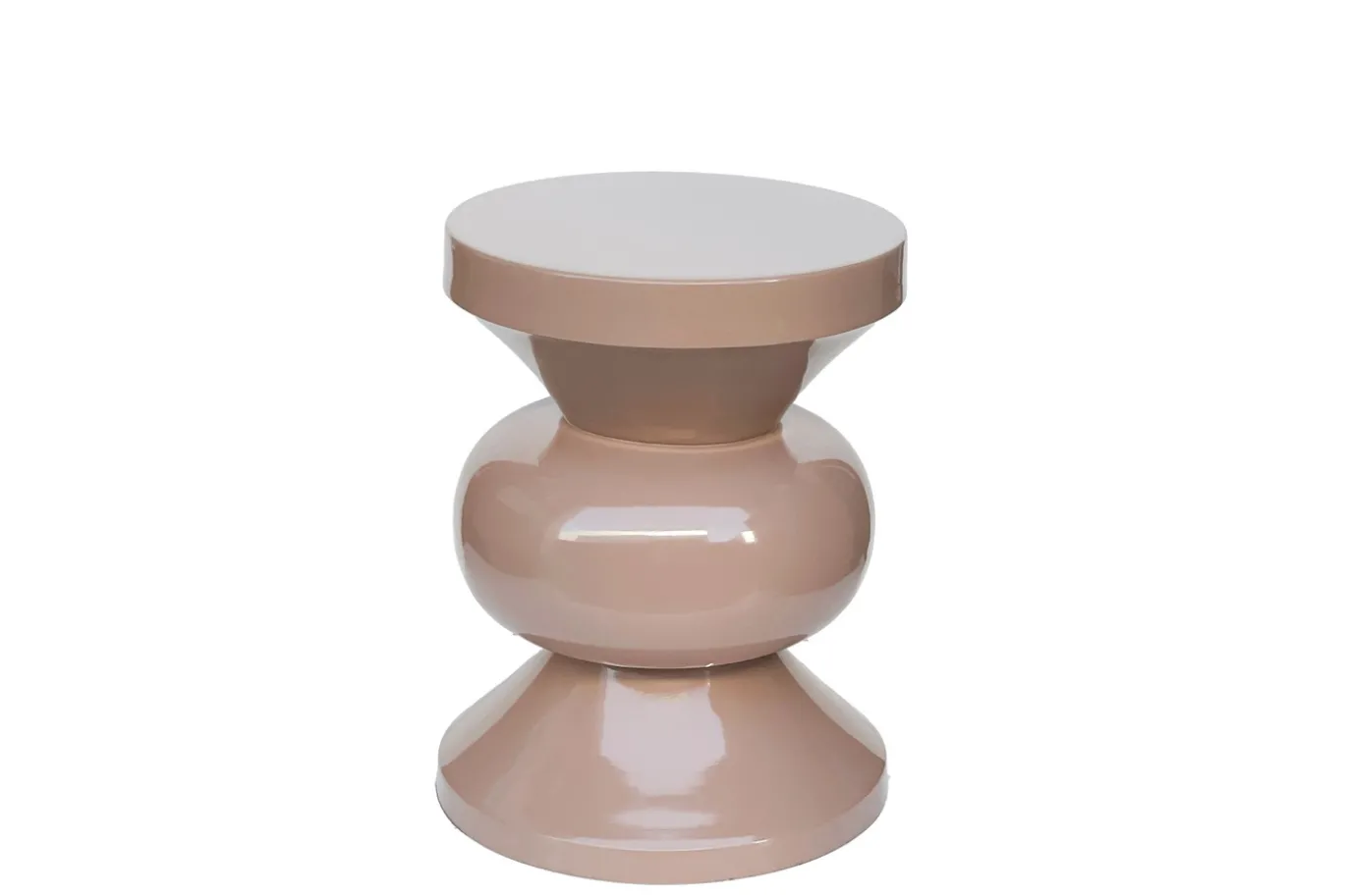 Livingfurn Bijzettafel Brix Ole Vintage Rond Roze