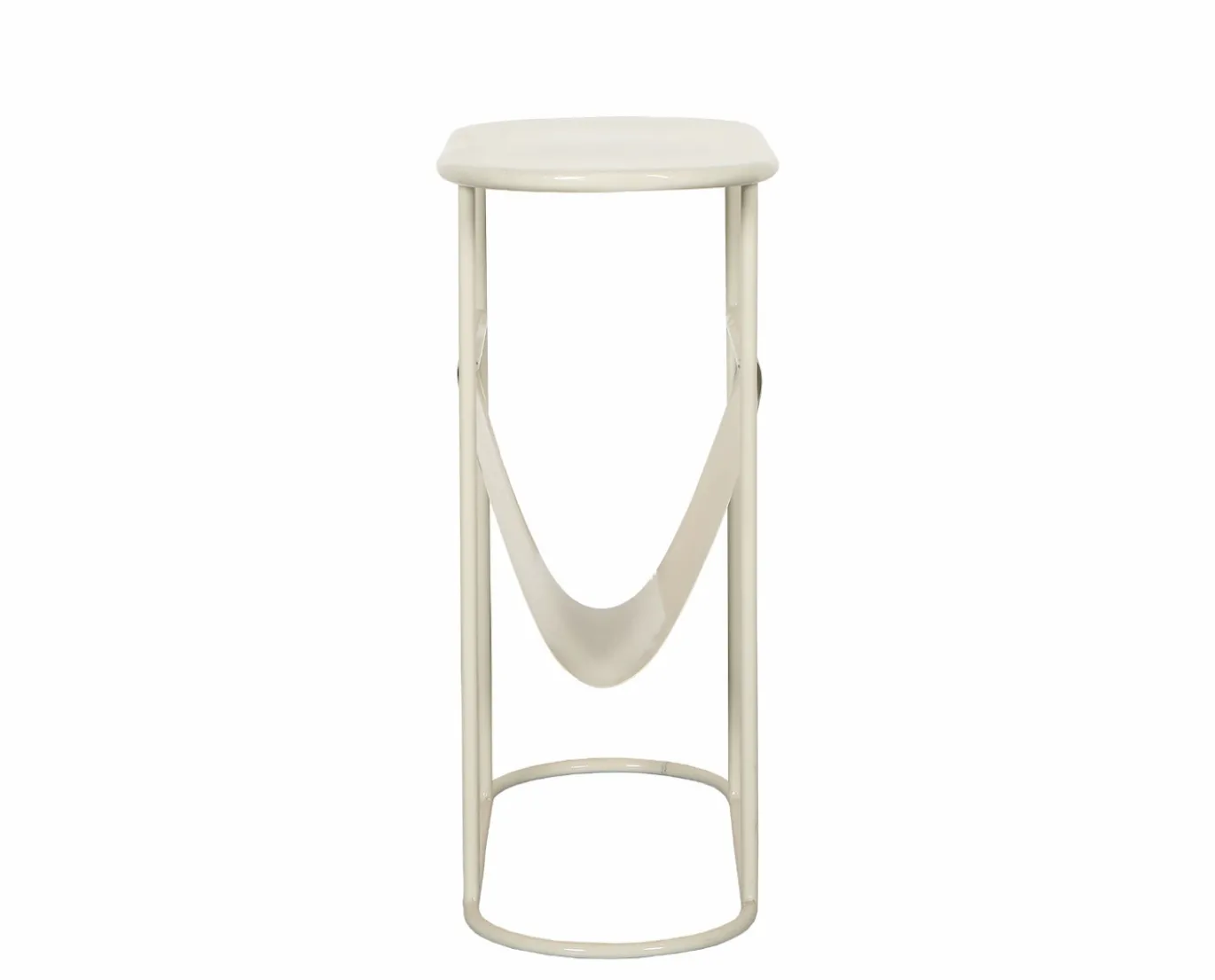 Livingfurn Bijzettafel Brix Luna Ovaal Wit