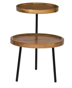 Livingfurn Bijzettafel Brix Ruby
