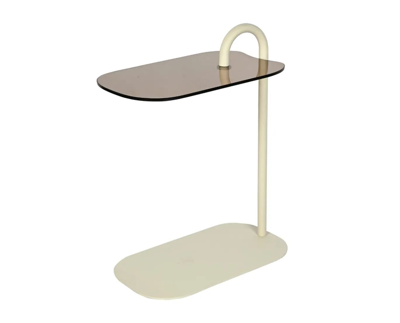 Livingfurn Bijzettafel Brix Amy Glas Beige