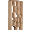 Livingfurn Boekenkast Brix Logan Almond Organisch Bruin