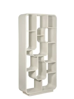Livingfurn Boekenkast Brix Logan Organisch Off White