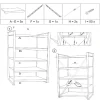 Livingfurn Boekenkast Norris Zwart 55x200cm
